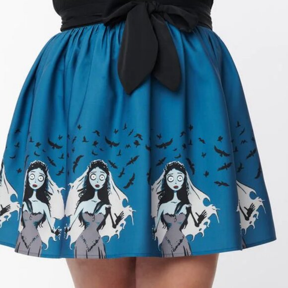 Unique Vintage - Corpse Bride Skirt (NWT) - Picture 2 of 8